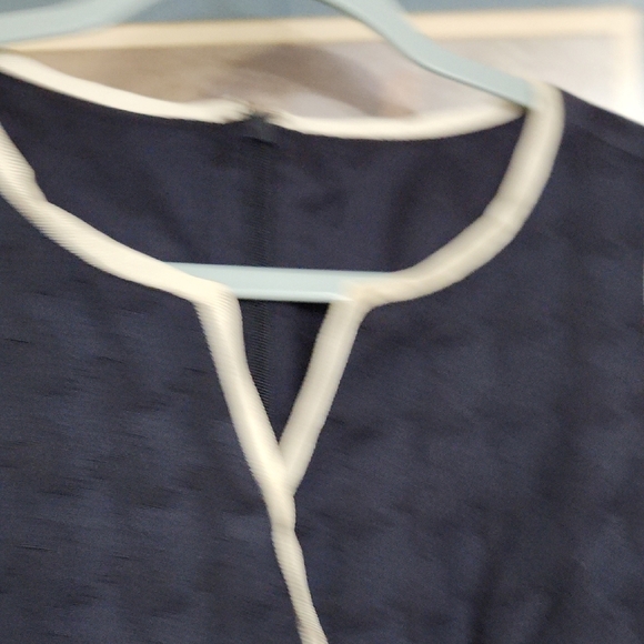 Nautica Blue Sheath Dress Sleeveless Crew Neck - Picture 5 of 12